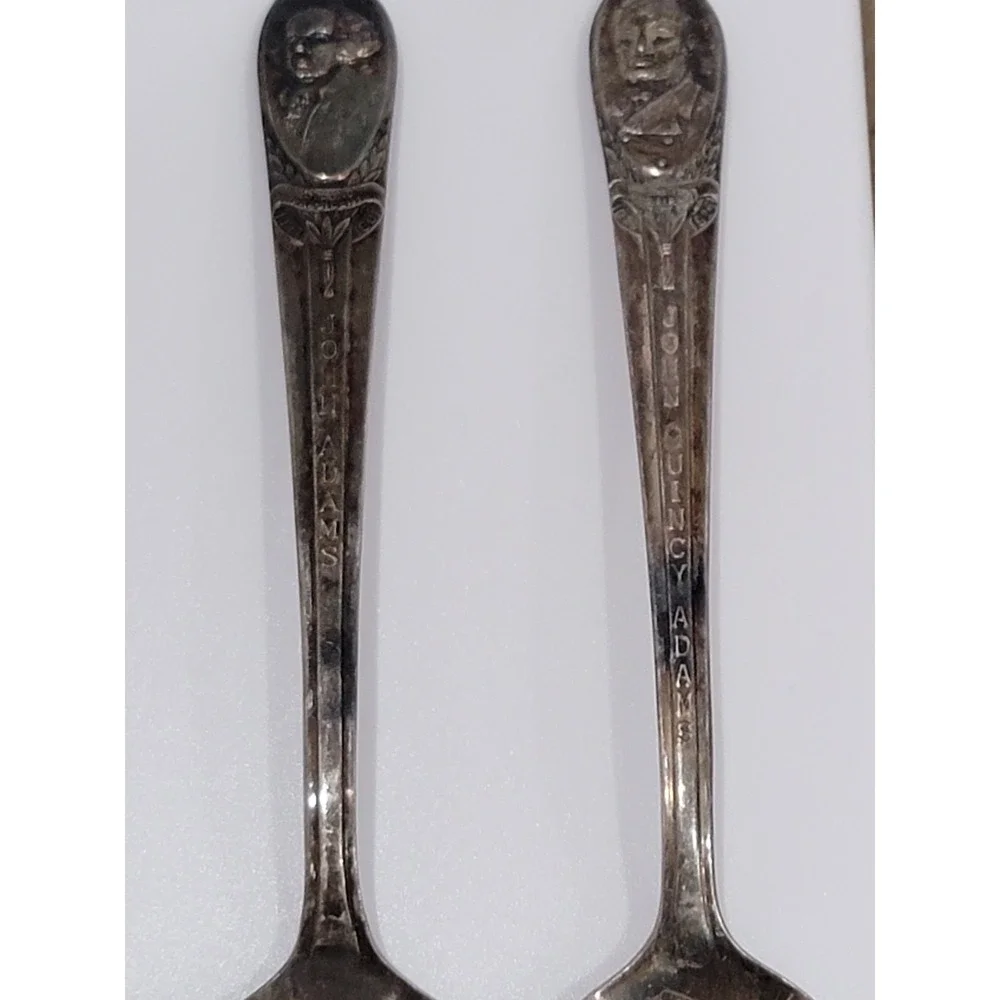 Vintage Presidential Spoon Collectibles JFK Adams Monroe Madison Jefferson Lot 6
